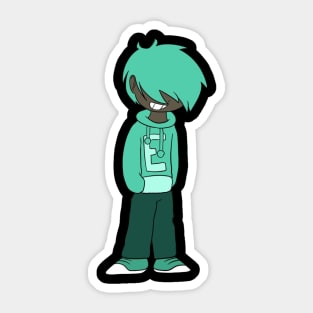 E Alphabet Lore Humans Sticker